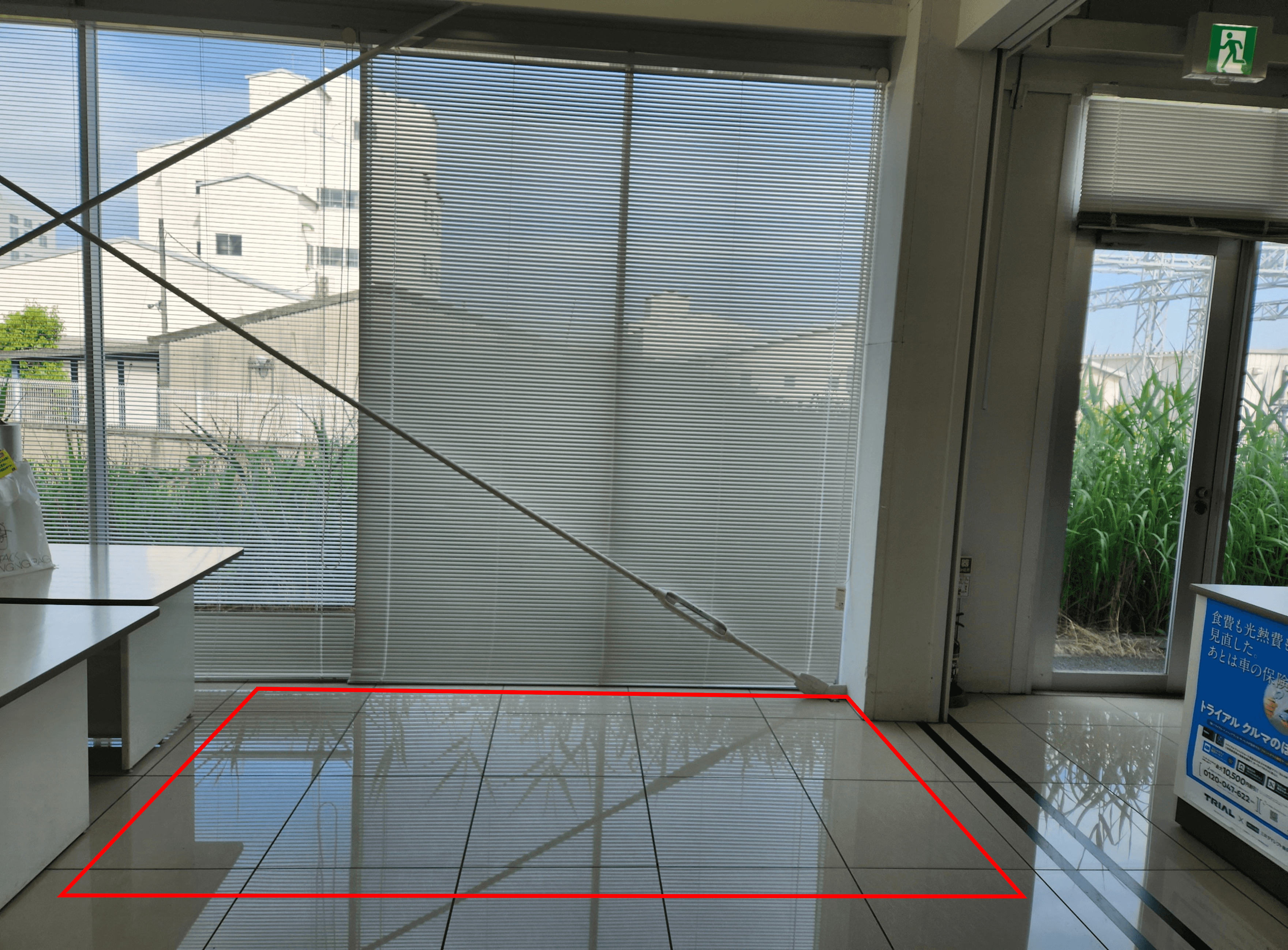 食物販やプロモーションに利用可能なレジアウトスペース