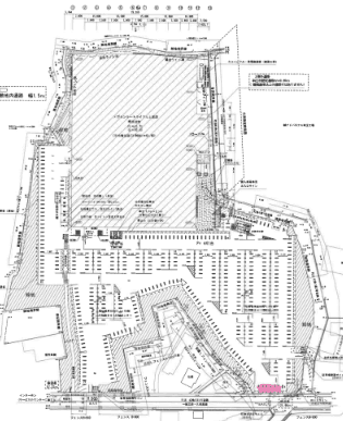 駐車場区画‗視認性抜群の通り沿いの図面・フロアマップ