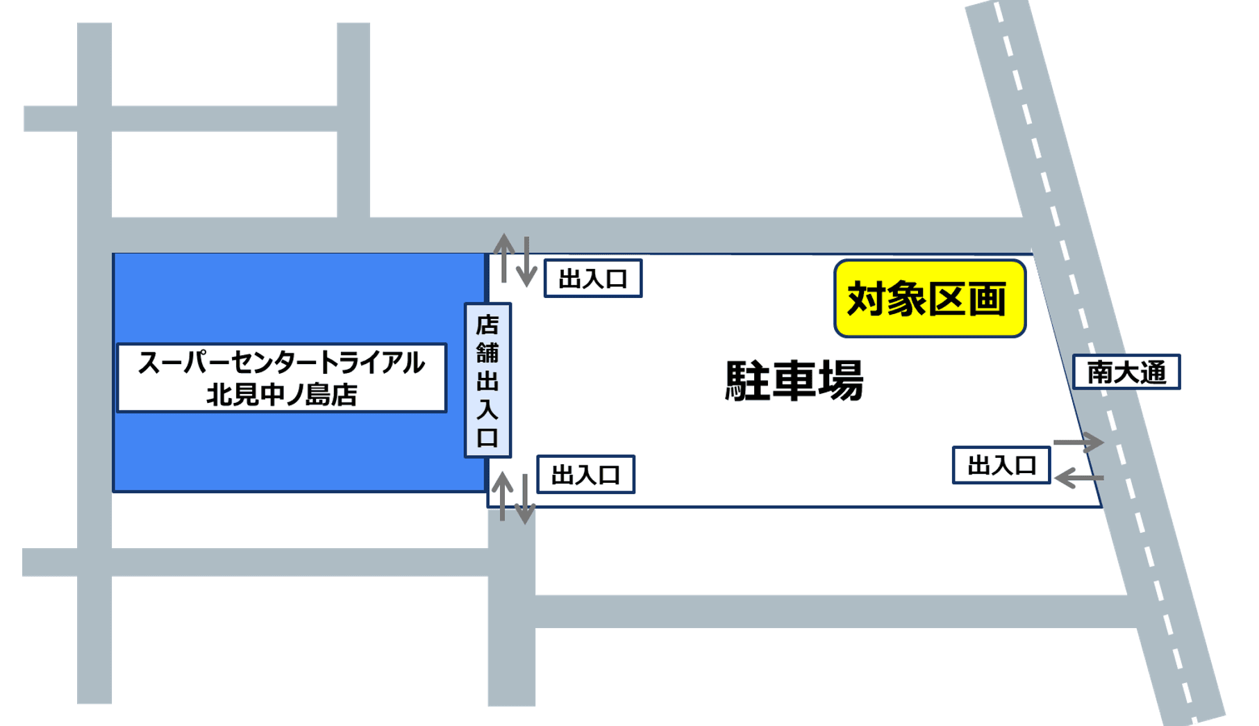 駐車場区画の図面・フロアマップ