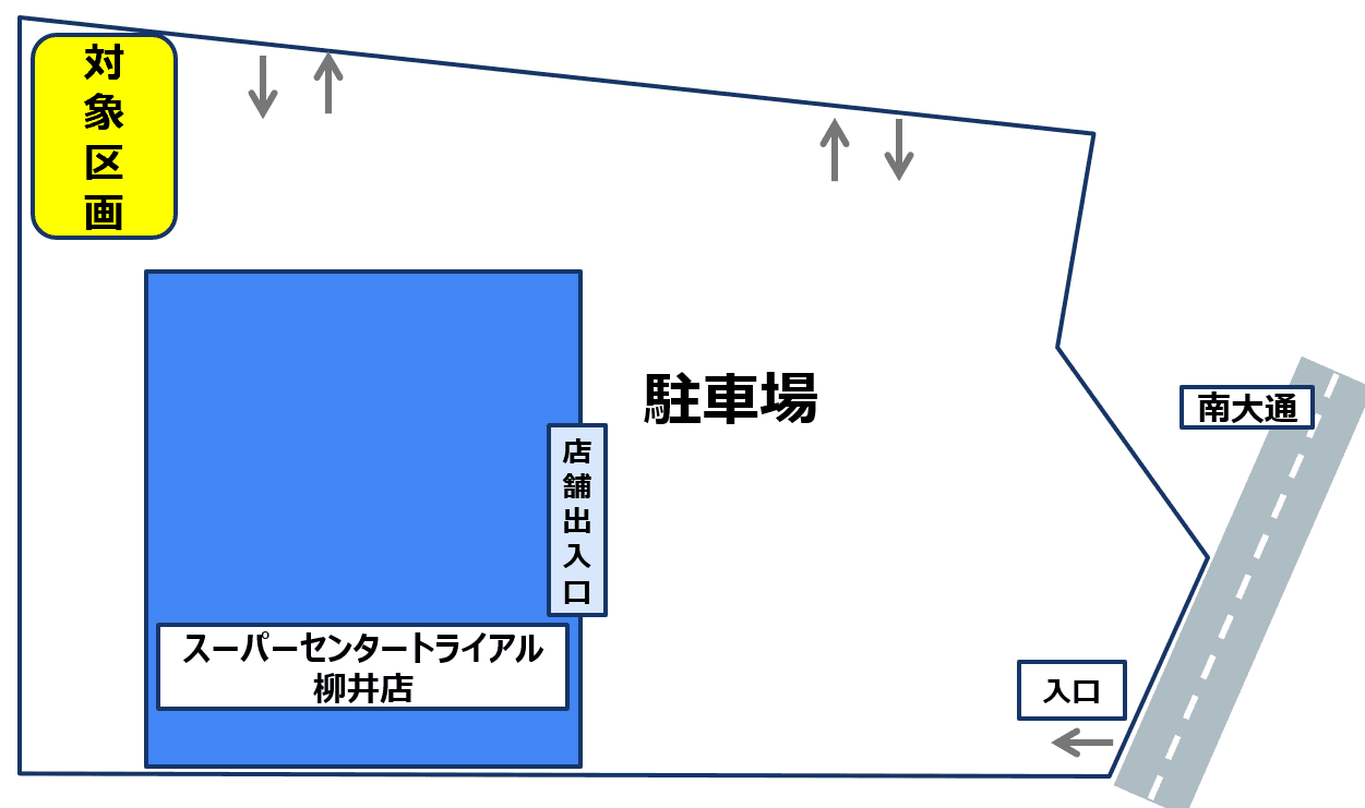 駐車場区画の図面・フロアマップ