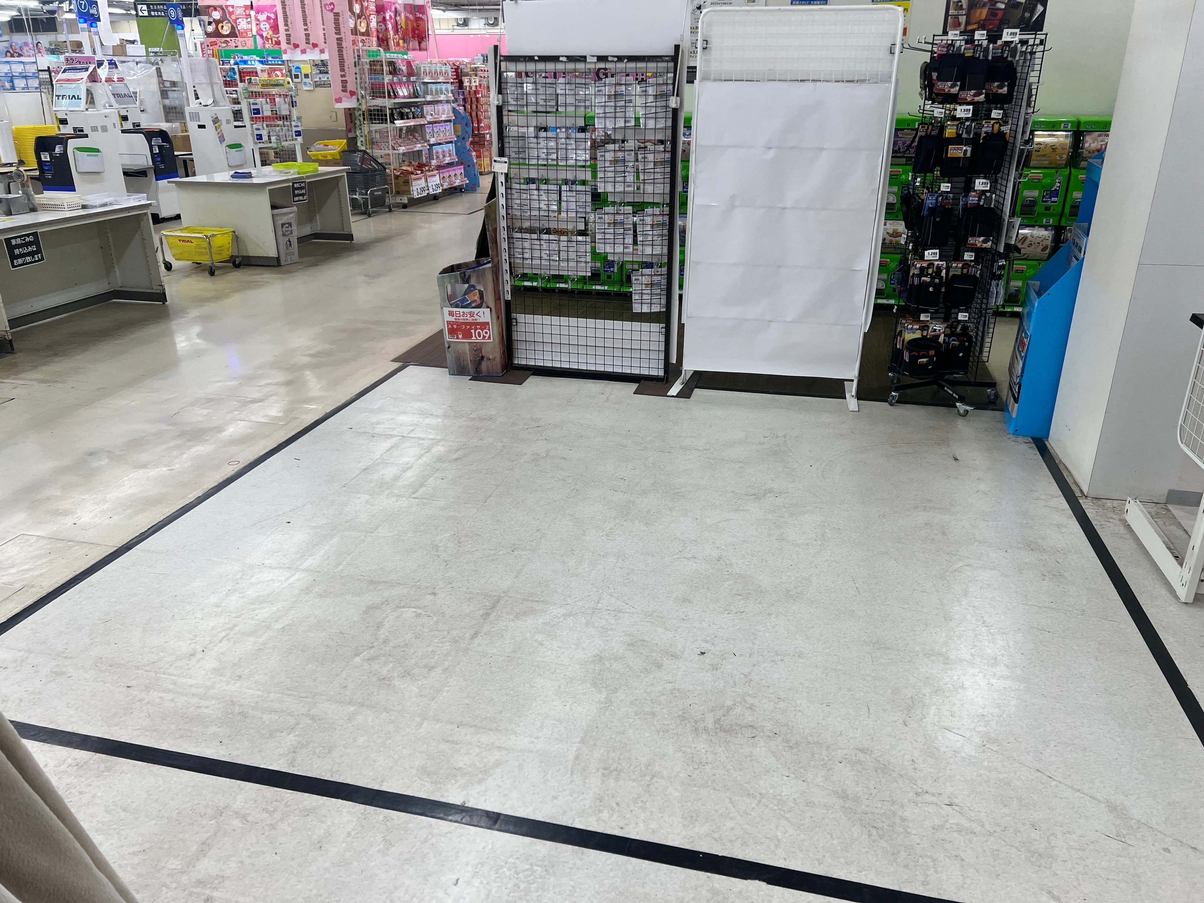 プロモーションや物販に適したレジアウトスペース※買取催事不可1