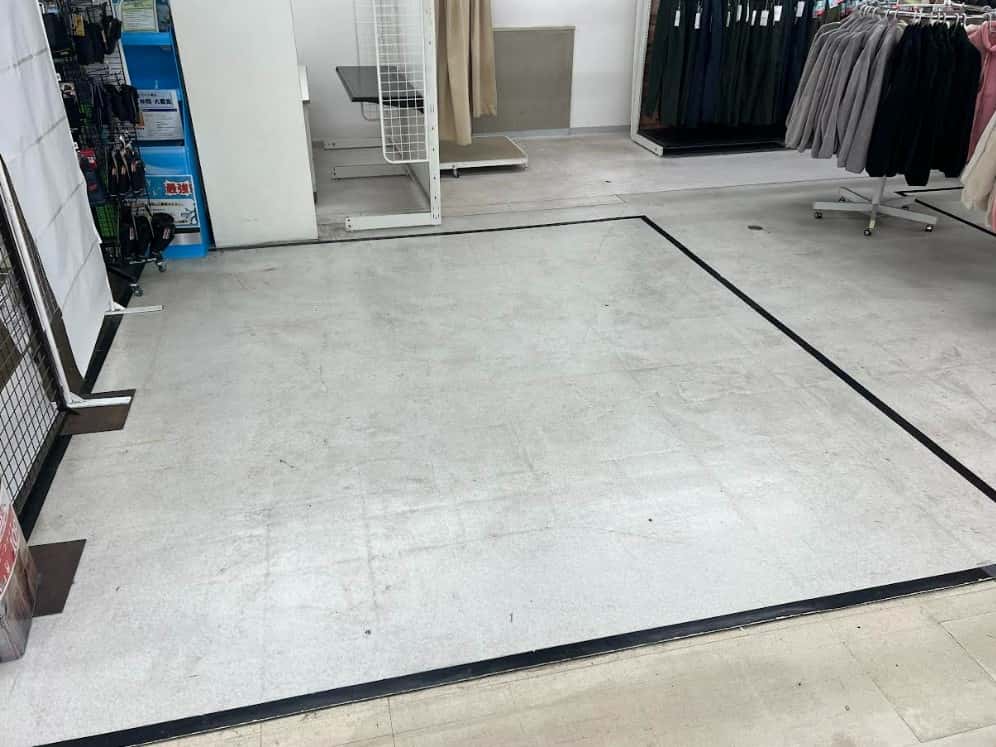 プロモーションや物販に適したレジアウトスペース