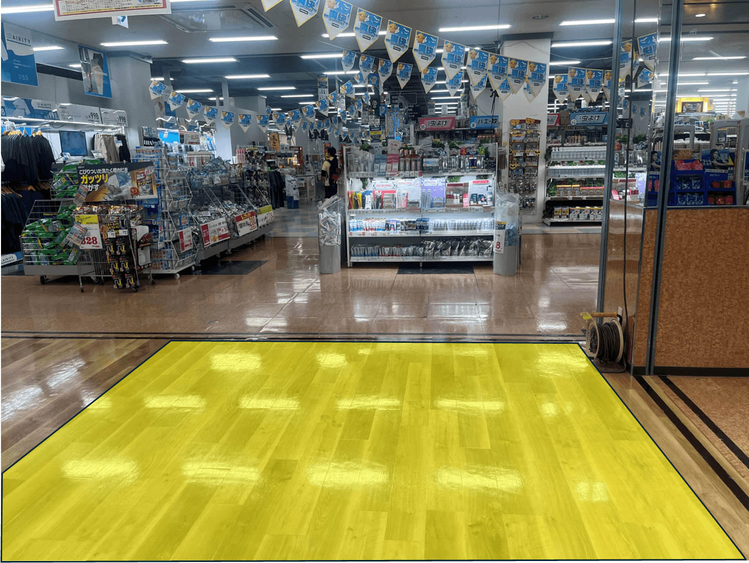 食物販やPR活動に最適な「④ 店内1F・階段前」スペース(※買取催事不可)2