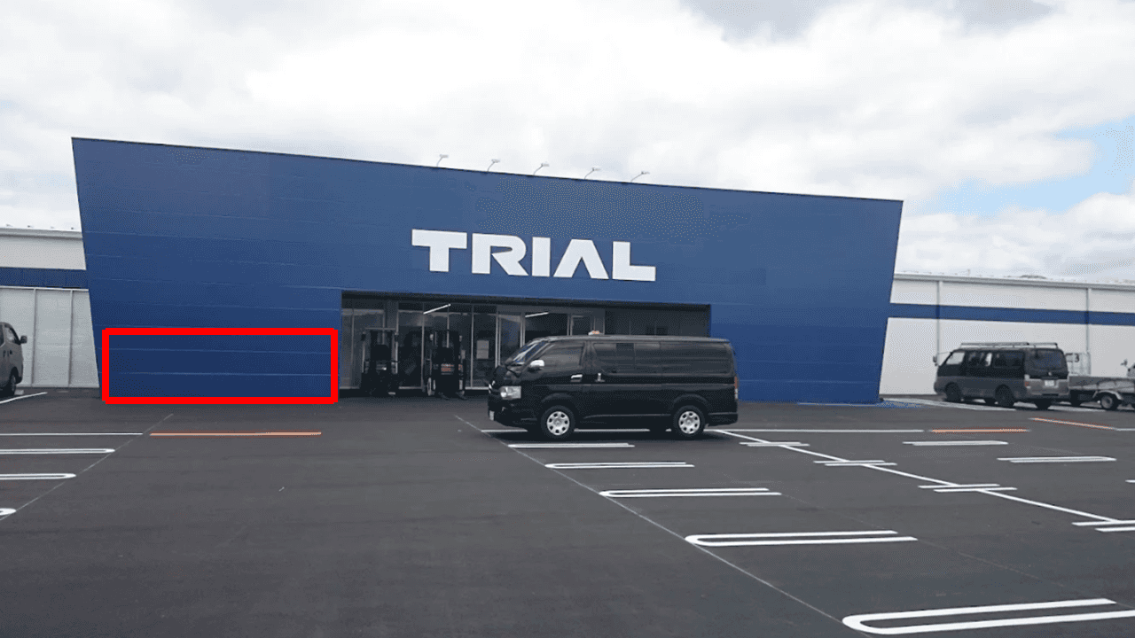 【出店場所】赤枠部分