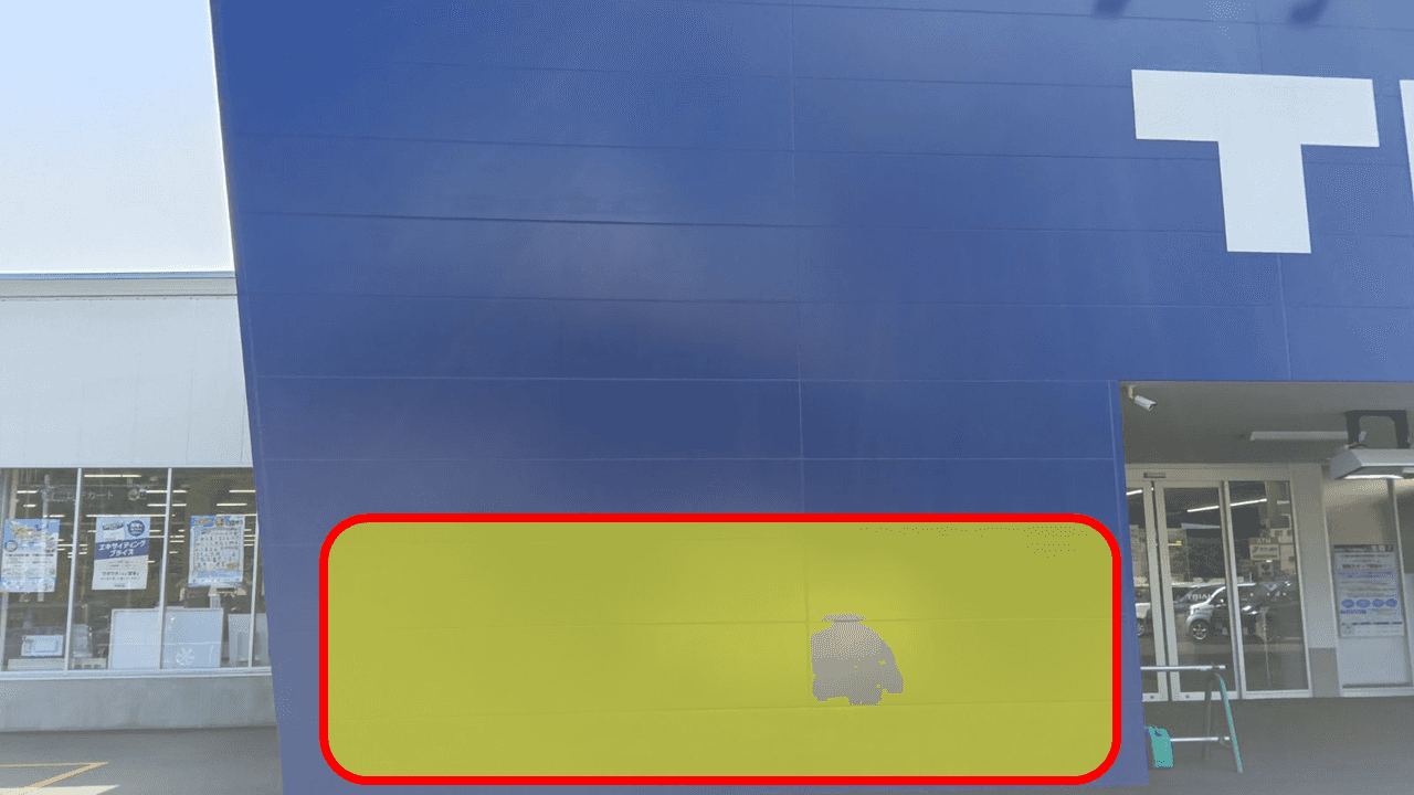 出店スペース:ポーチ前(左側)