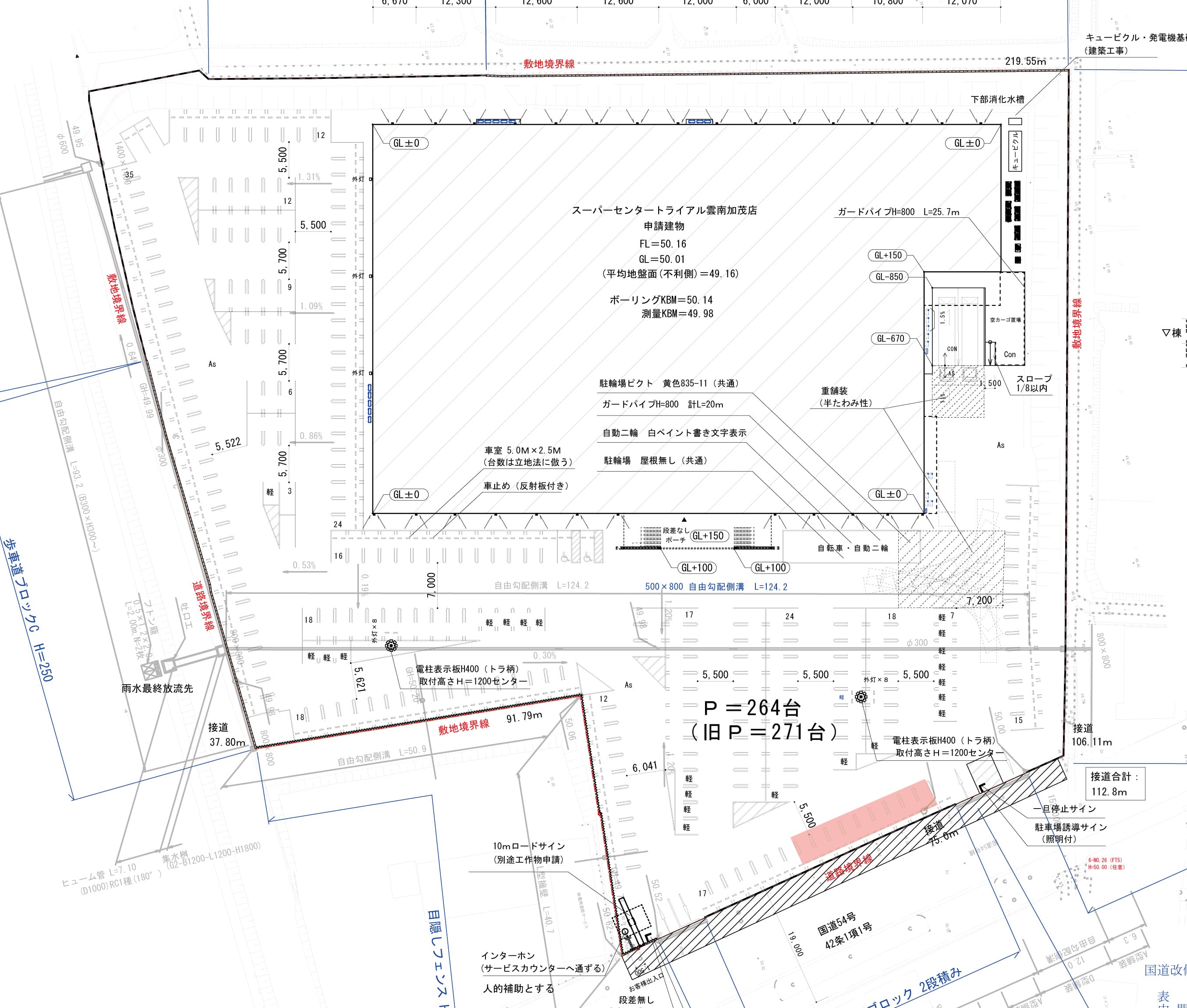駐車場区画の図面・フロアマップ
