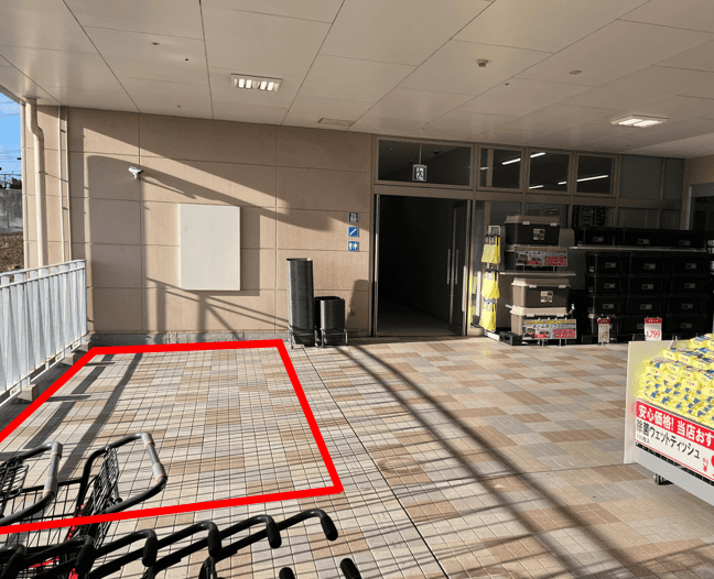 プロモーションや物販に適した2F広場 ※買取催事不可