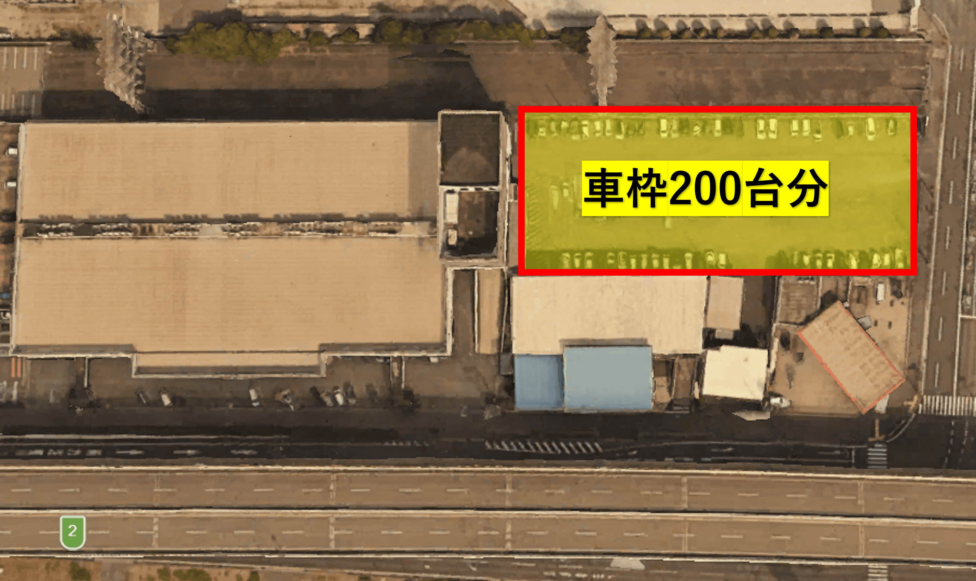 貸出スペース「店舗右側駐車場」