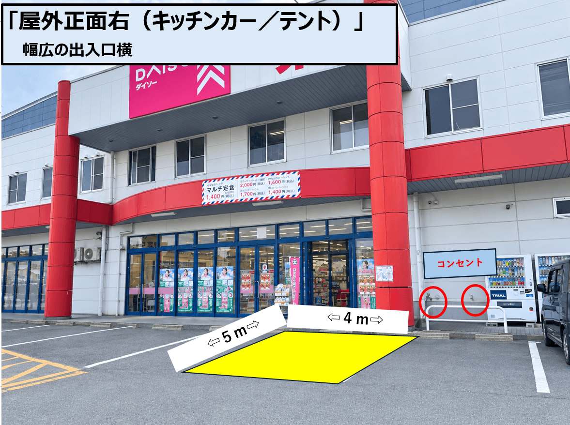 Ⓒキッチンカースペース