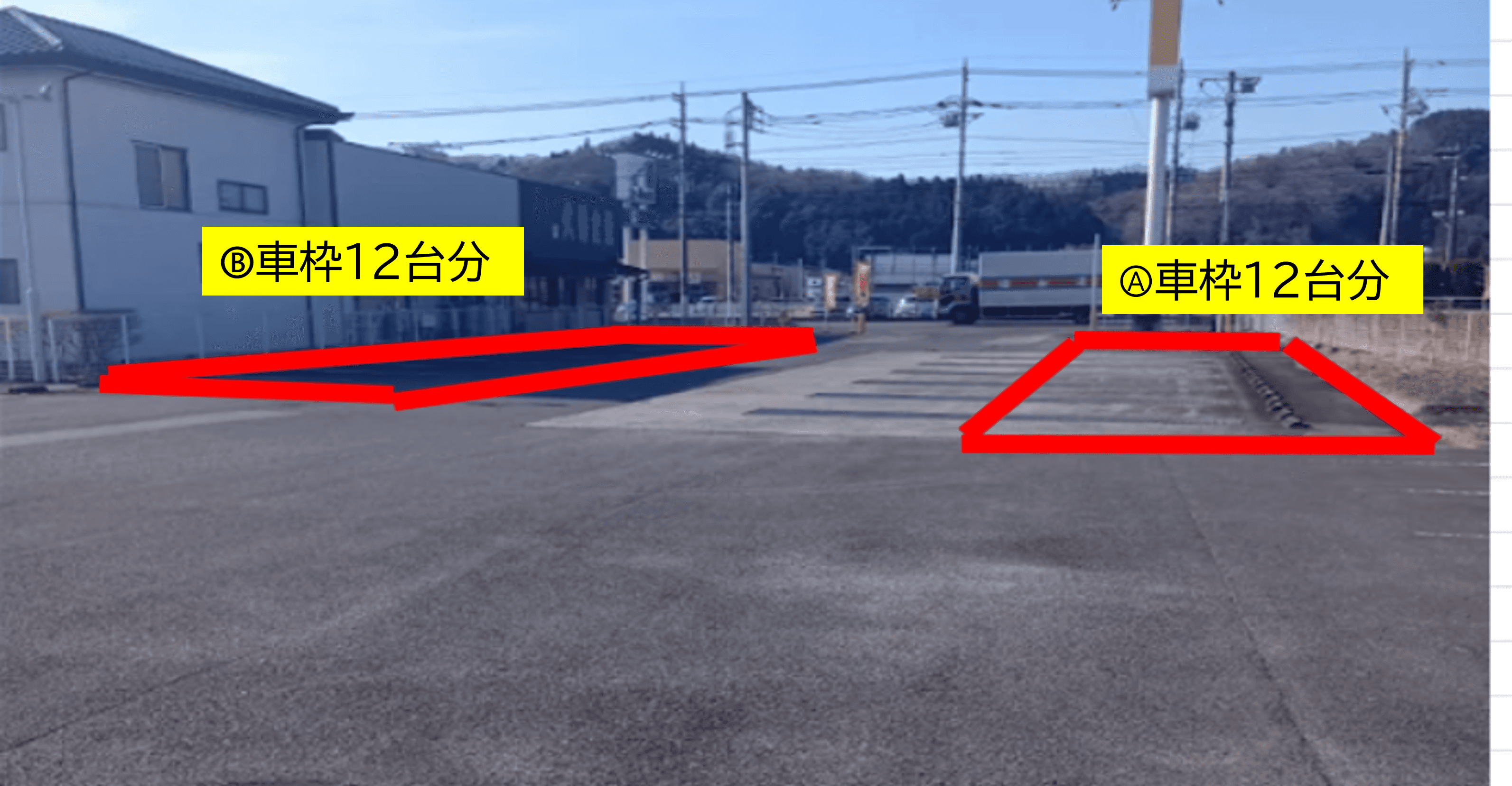 出店スペース:Ⓐ店舗看板付近