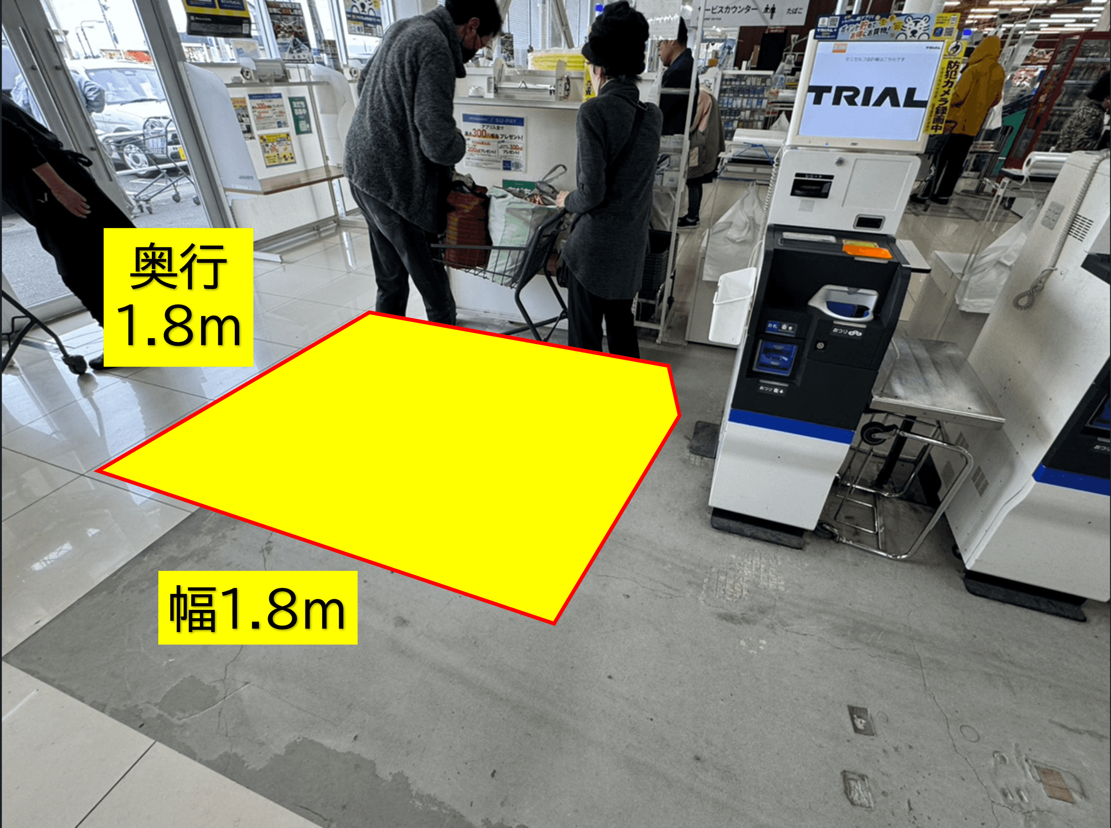 出店スペース:レジアウトスペース