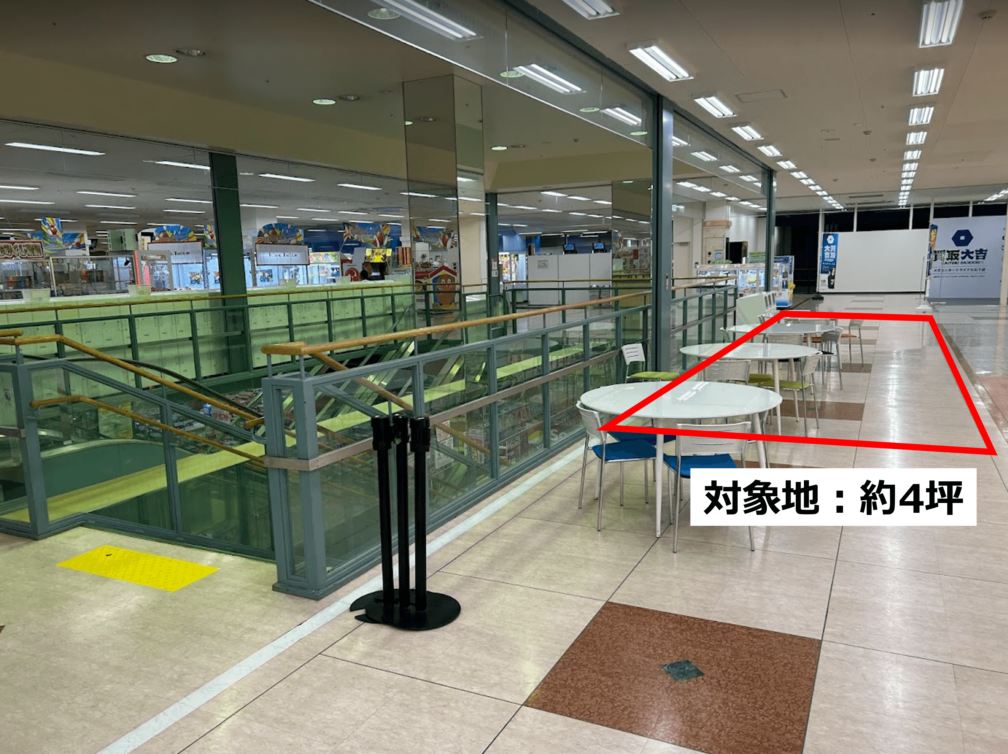 【トライアル★キャンペーン実施中!】販促プロモーションや物販に最適な 「Ⓓ2Fエスカレータ横催事スペース」(※買取催事はご利用頂けません)1