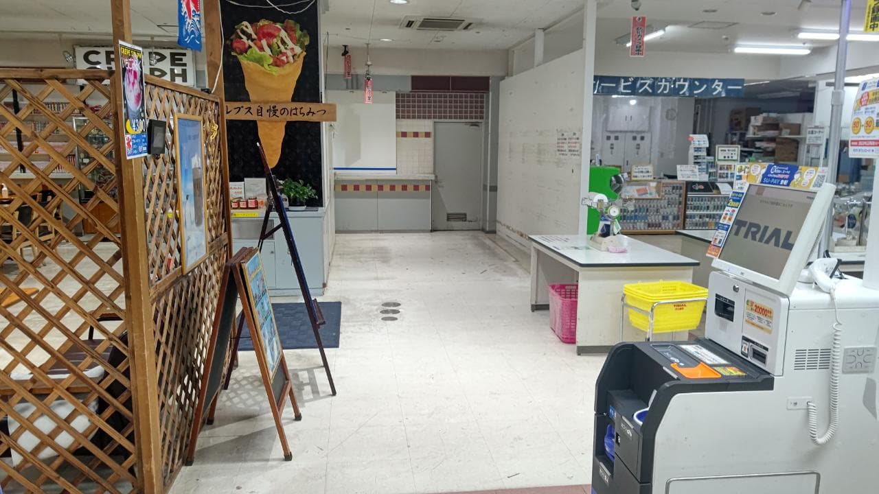 物販やプロモーションに利用可能な地下1階レジ後方スペース1