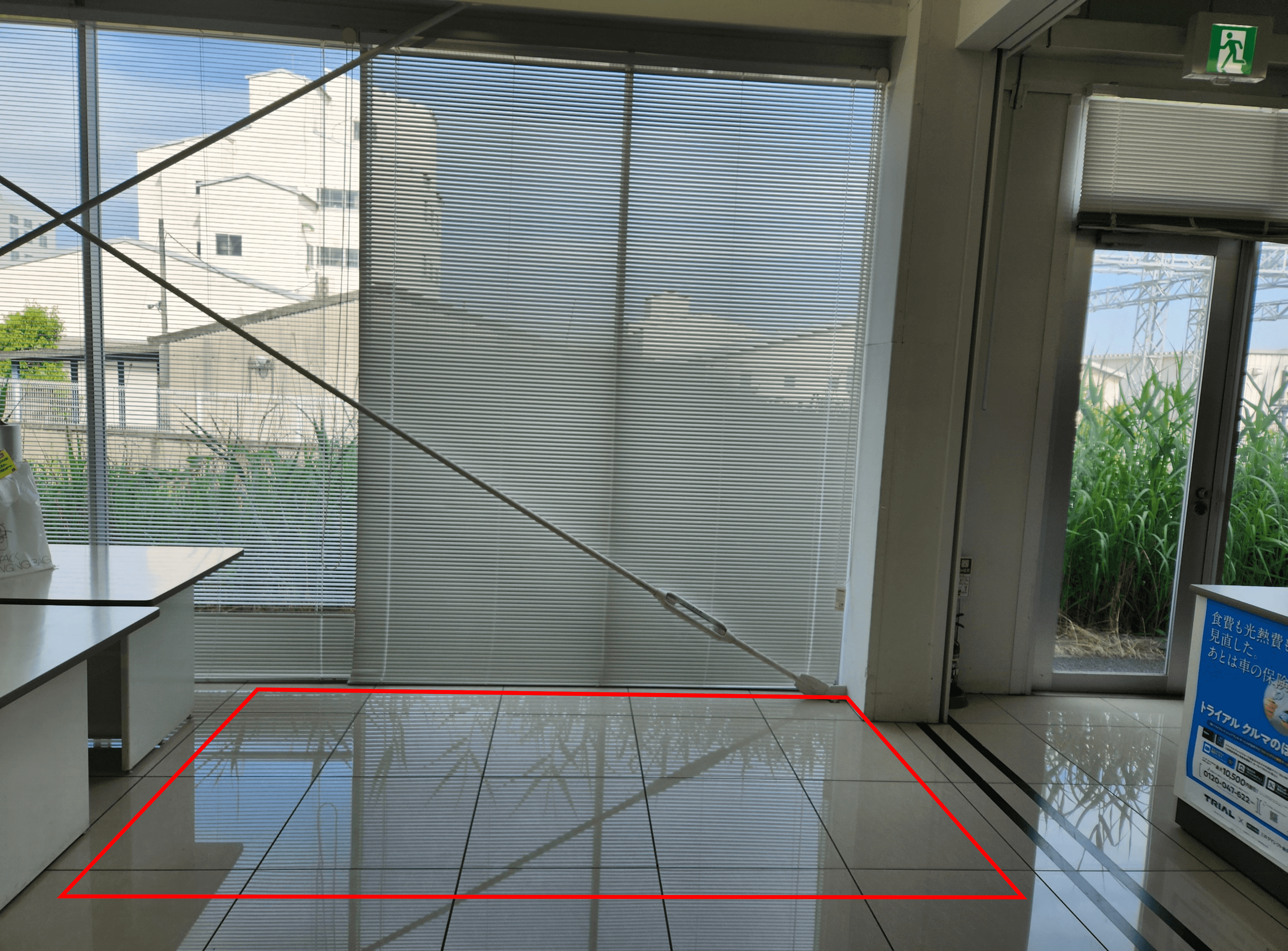 食物販やプロモーションに利用可能なレジアウトスペース