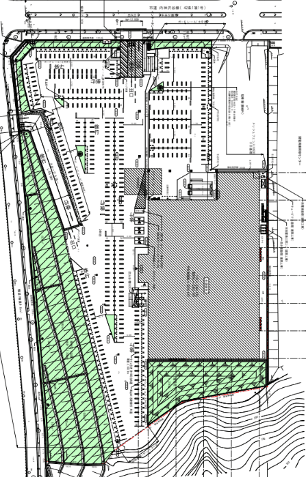 駐車場区画の図面・フロアマップ