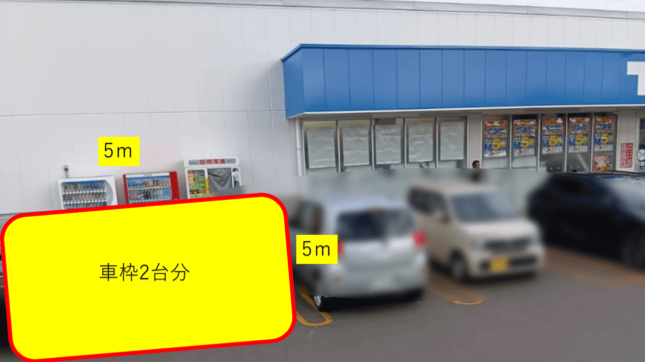 出店スペース:自動販売機前