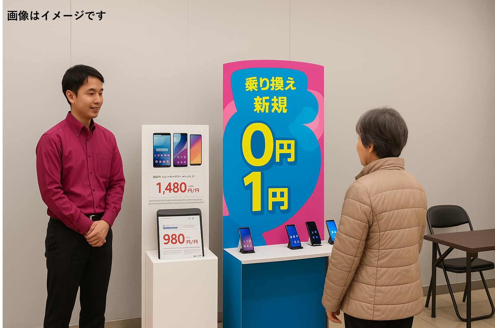 プロモーションや出張販売に利用可能なカート横イベントスペース(※ウォーターサーバー不可)2