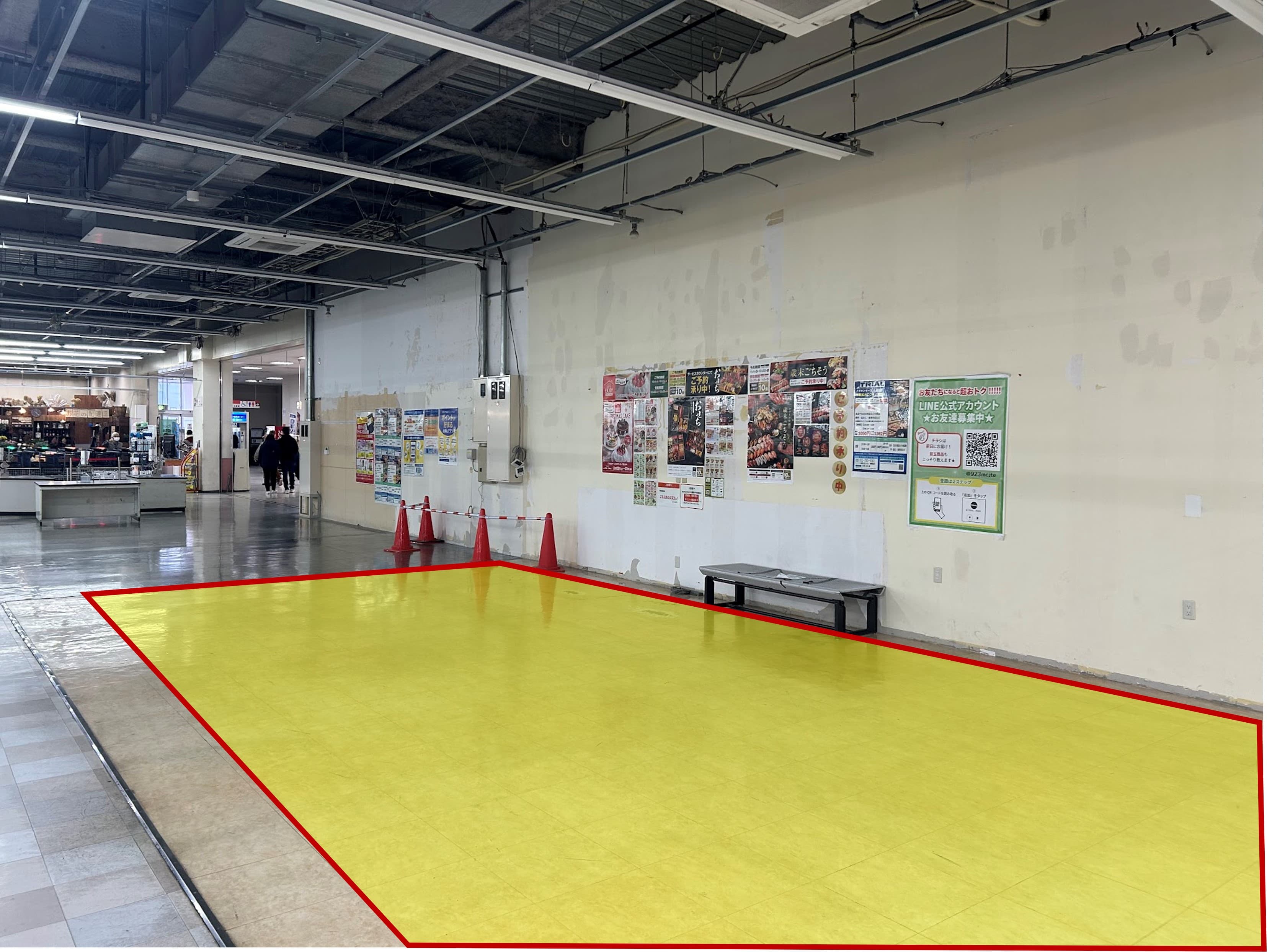 販促プロモーションやポップアップストアに最適なレジアウト「Ⓒスペース」1