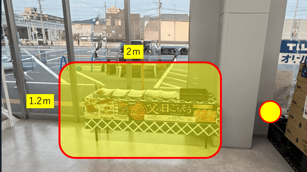 出店スペース及び貸出電源