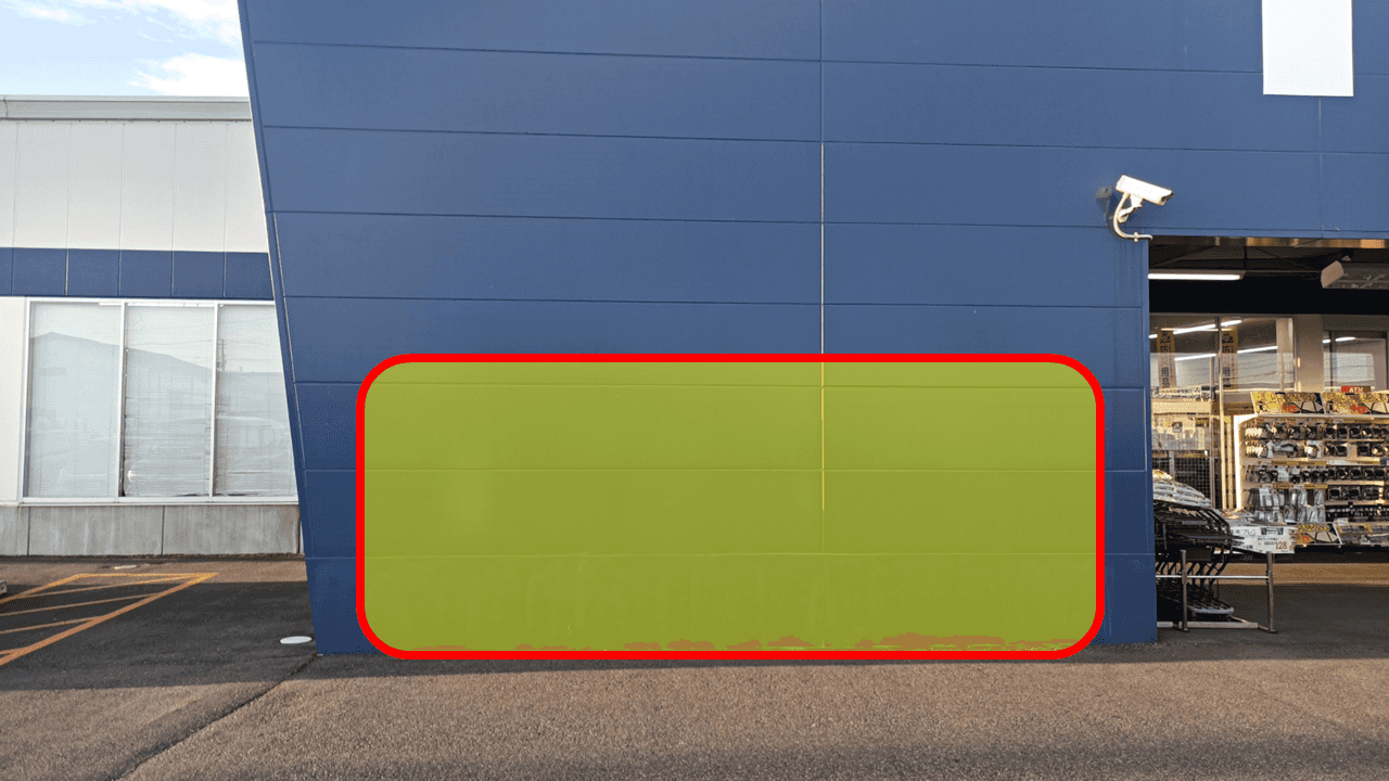 出店スペース:ポーチ前(左側)