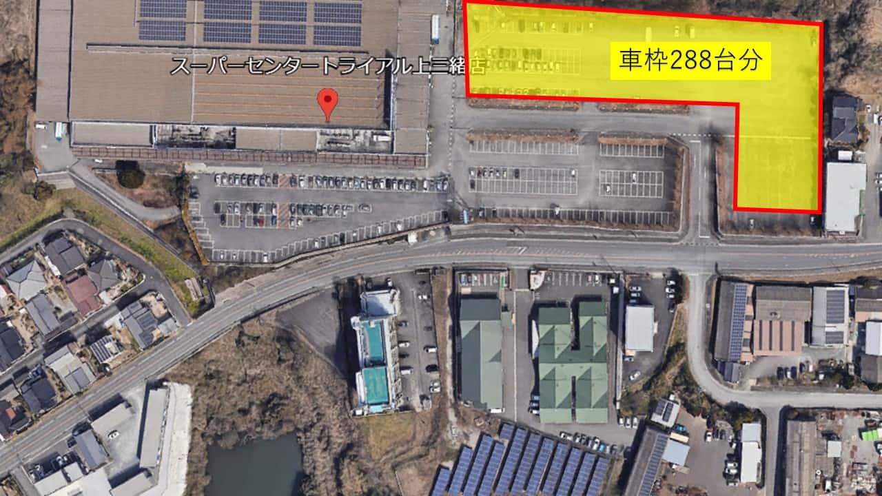 貸出スペース「店舗右側駐車場」