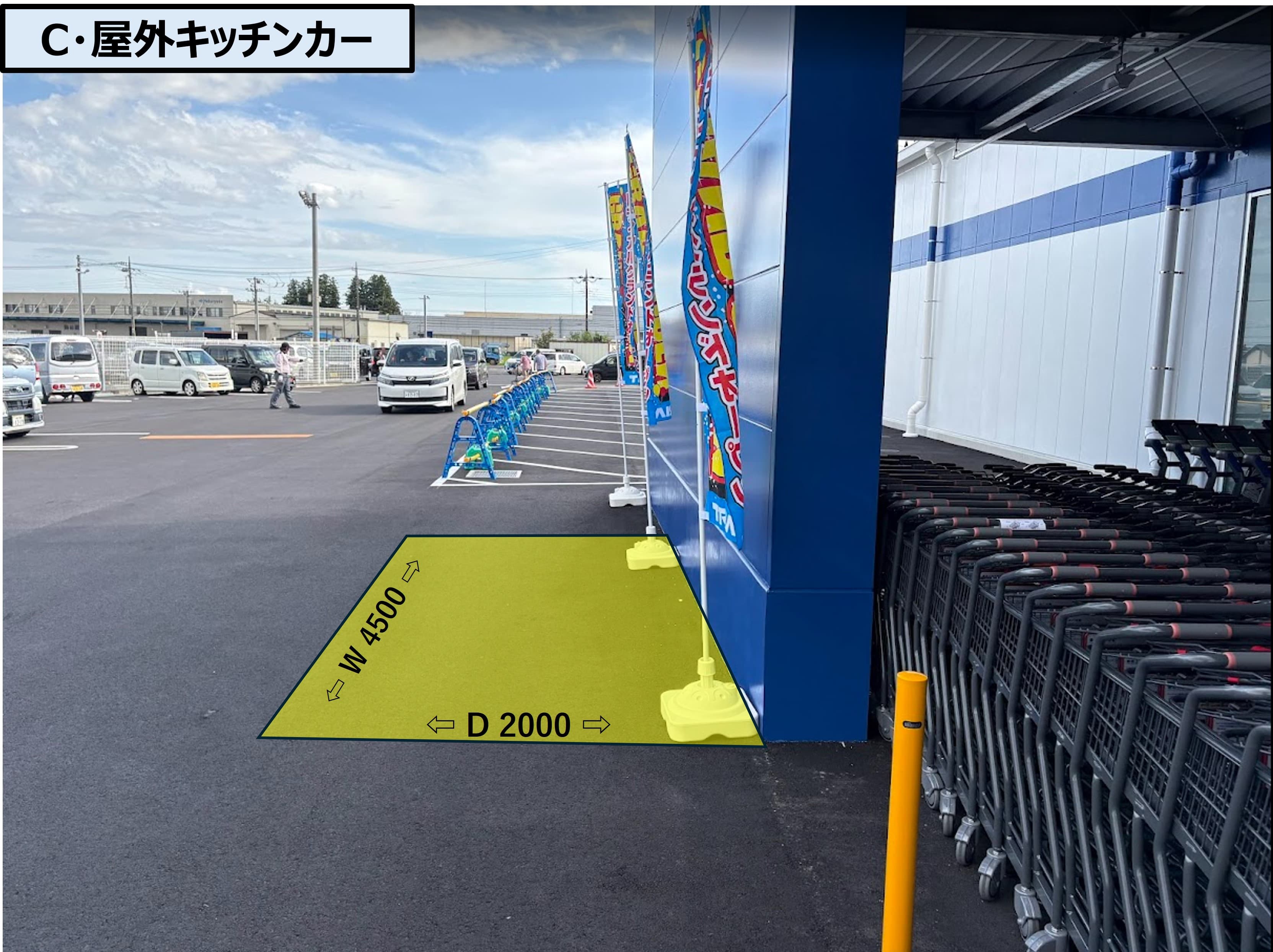 NEW!食物販の出店が可能なトライアルマルシェ(キッチンカー/テント・スペース)1