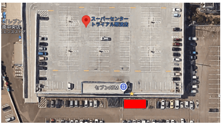 ロイズ移動販売専用区画