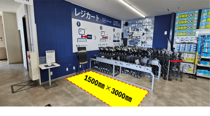 出店スペース:出入口「正面」