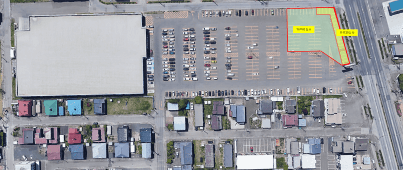 出店スペース:駐車場