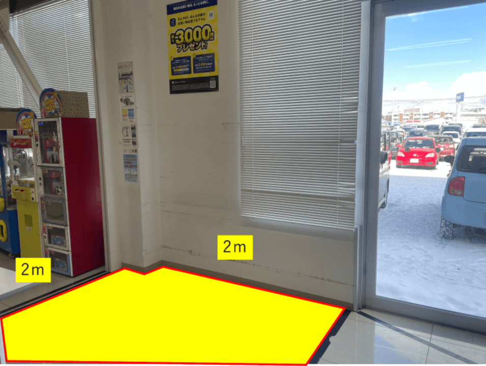 出店スペース:レジアウト